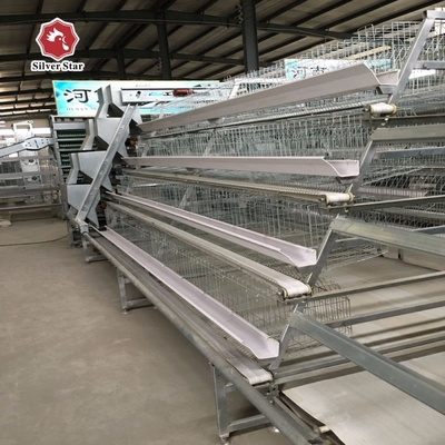 90-160Birds A Type Chicken Cage , Q235 Steel Layer Farming Equipment