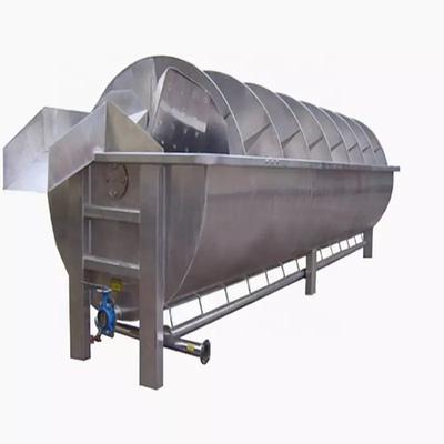 Large Spiral Screw Pre Chiller Machine For Poultry Processing Plant Machinery